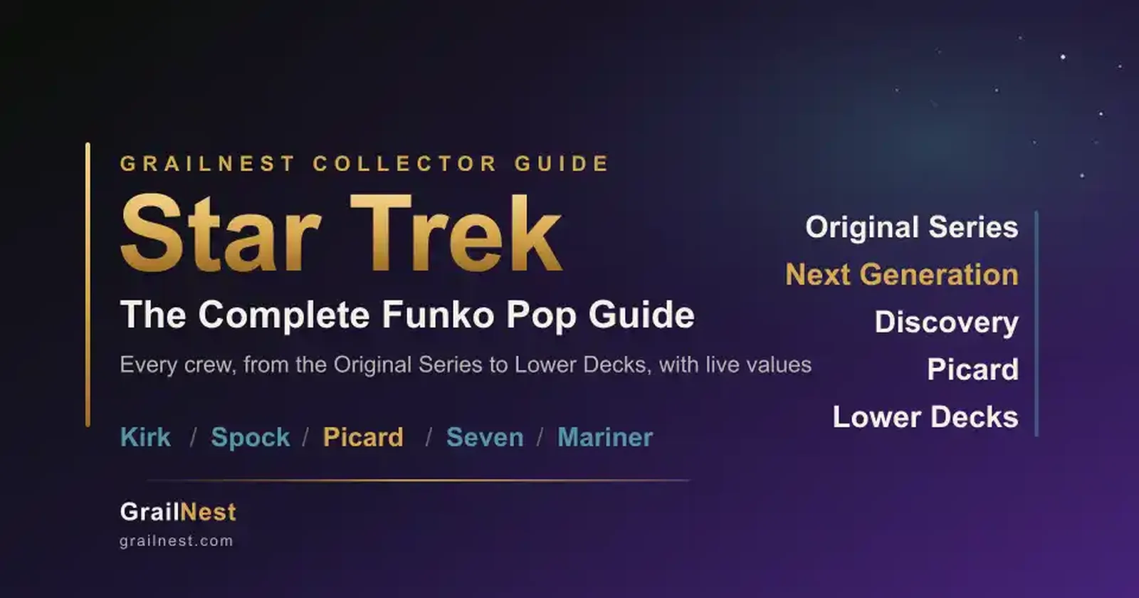 Star Trek Funko Pops: The Complete Collector's Guide to the Final Frontier
