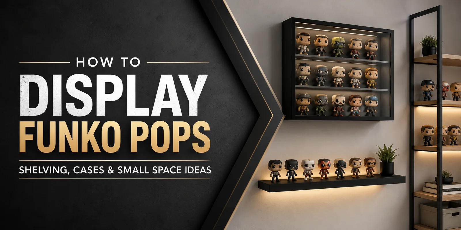 How to Display Funko Pops: Shelving, Cases, and Small-Space Ideas